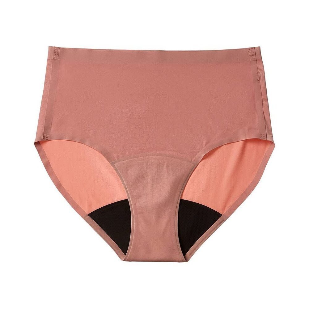 Le Mystere Leak Proof High Waist Brief, L, Pink Quartz